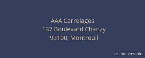 AAA Carrelages