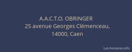 A.A.C.T.O. OBRINGER