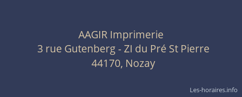 AAGIR Imprimerie