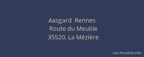 Aasgard  Rennes