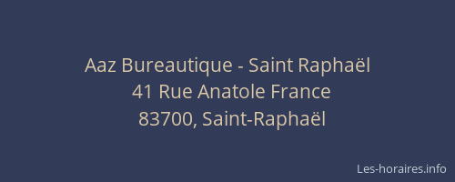 Aaz Bureautique - Saint Raphaël