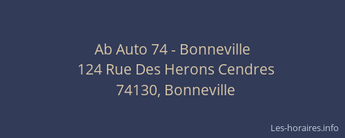 Ab Auto 74 - Bonneville