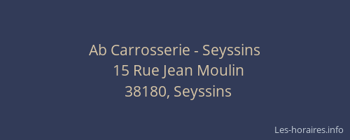 Ab Carrosserie - Seyssins