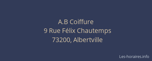 A.B Coiffure