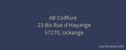AB Coiffure