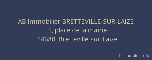 AB Immobilier BRETTEVILLE-SUR-LAIZE