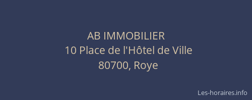 AB IMMOBILIER
