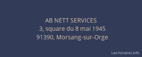 AB NETT SERVICES