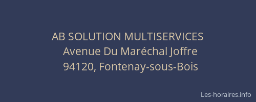 AB SOLUTION MULTISERVICES