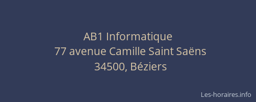 AB1 Informatique