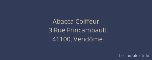 Abacca Coiffeur