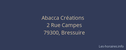 Abacca Créations