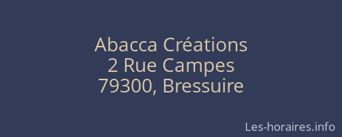 Abacca Créations