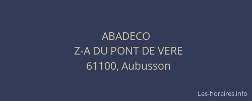 ABADECO