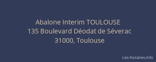 Abalone Interim TOULOUSE