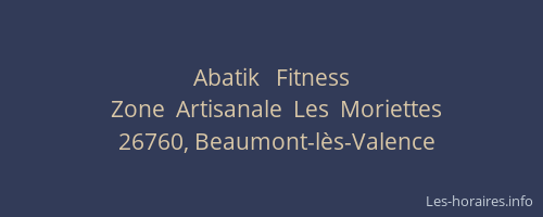 Abatik   Fitness