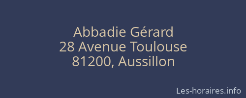 Abbadie Gérard