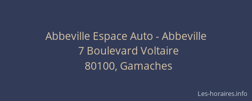 Abbeville Espace Auto - Abbeville