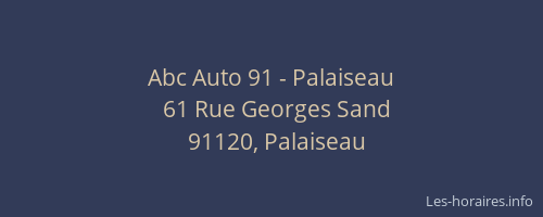 Abc Auto 91 - Palaiseau