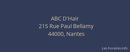 ABC D'Hair
