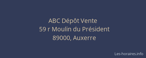 ABC Dépôt Vente