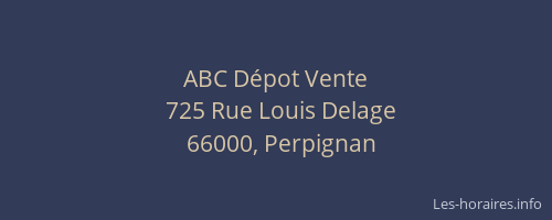 ABC Dépot Vente