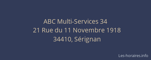 ABC Multi-Services 34