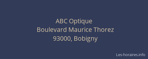 ABC Optique