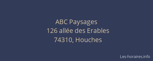 ABC Paysages