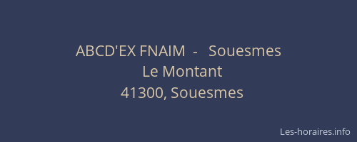 ABCD'EX FNAIM  -   Souesmes