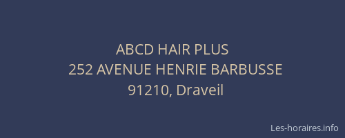 ABCD HAIR PLUS