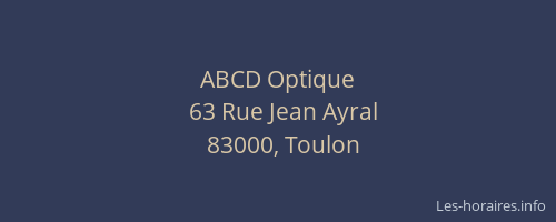 ABCD Optique