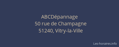 ABCDépannage