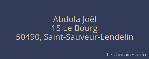 Abdola Joël