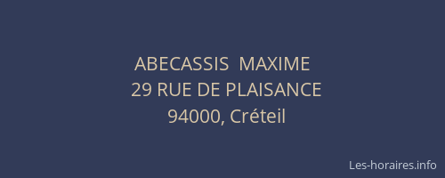 ABECASSIS  MAXIME