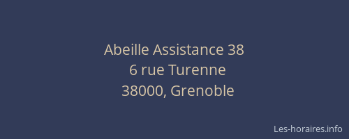 Abeille Assistance 38