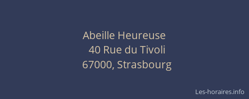 Abeille Heureuse