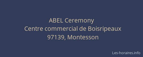 ABEL Ceremony