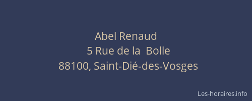 Abel Renaud