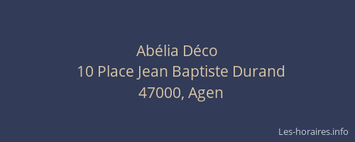 Abélia Déco