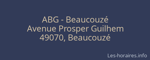 ABG - Beaucouzé