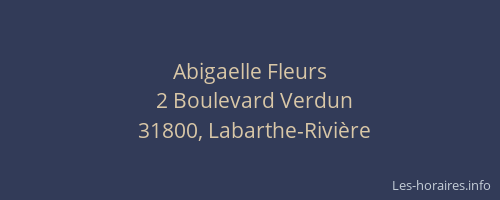Abigaelle Fleurs