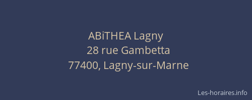 ABiTHEA Lagny