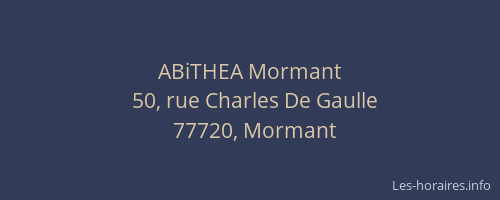 ABiTHEA Mormant