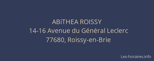 ABiTHEA ROISSY