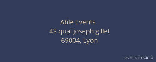 Able Events