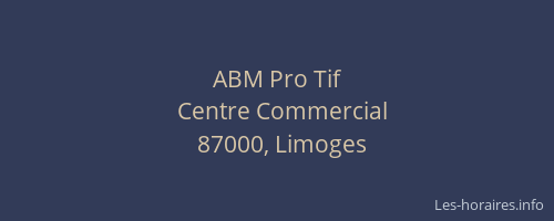 ABM Pro Tif