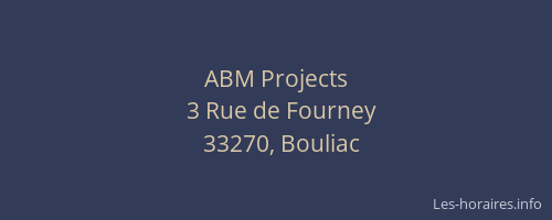 ABM Projects