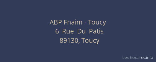 ABP Fnaim - Toucy