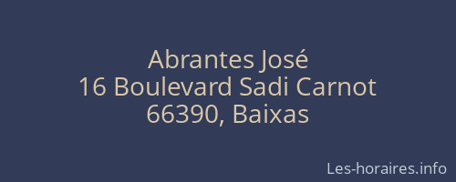 Abrantes José